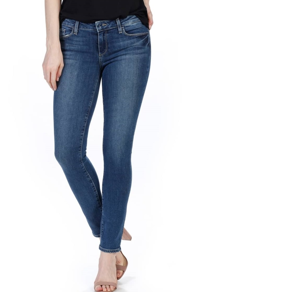 NEW PAIGE LEGACY SKYLINE ANKLE PEG Skinny Jeans 31 - Picture 1 of 4